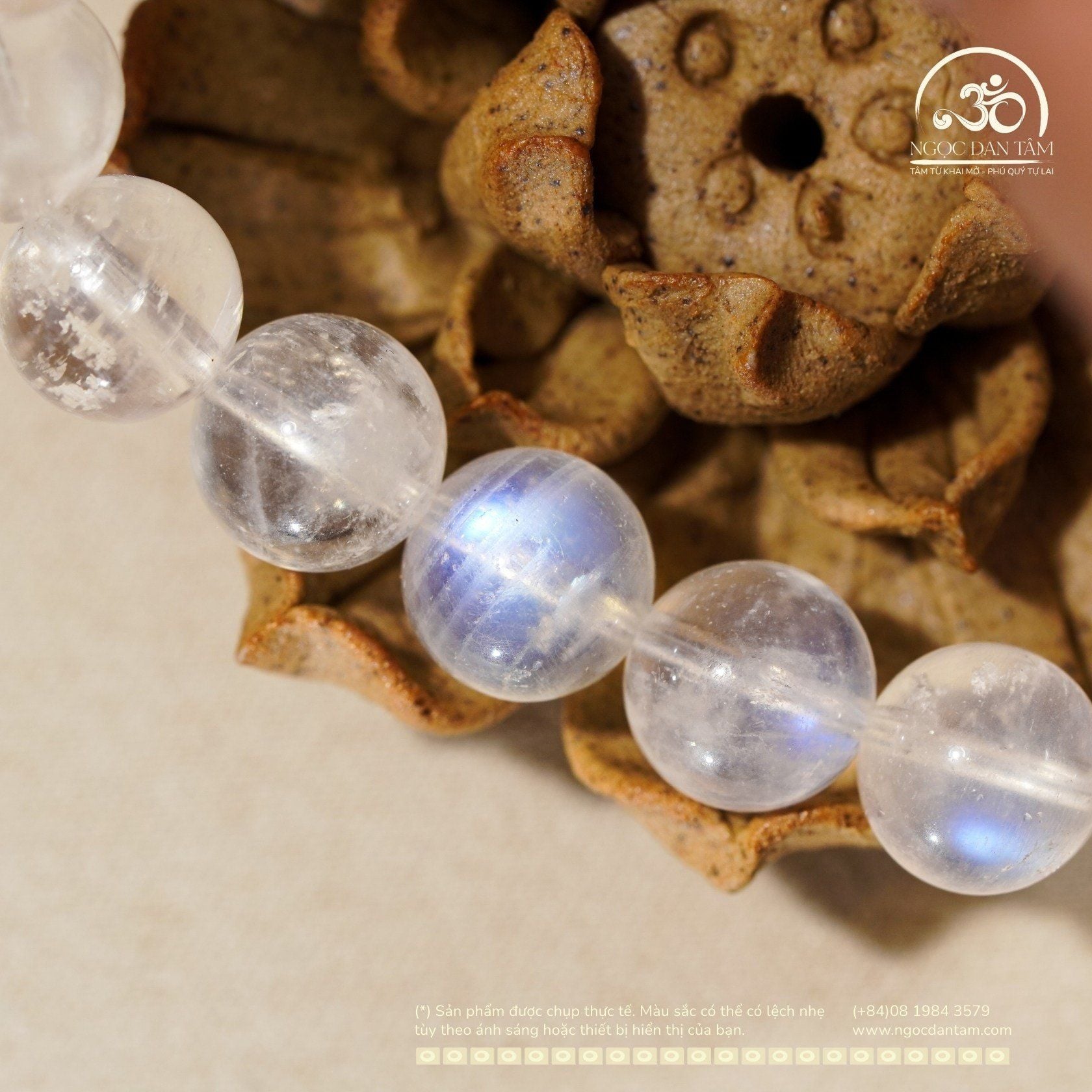  Vòng Tay Đá Mặt Trăng 10mm 8A 