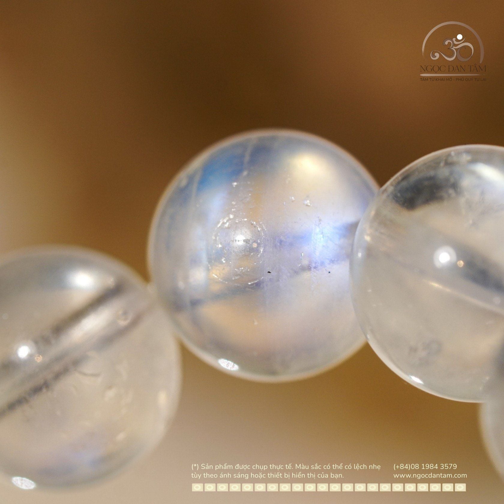  Vòng Tay Đá Mặt Trăng 10mm 8A 