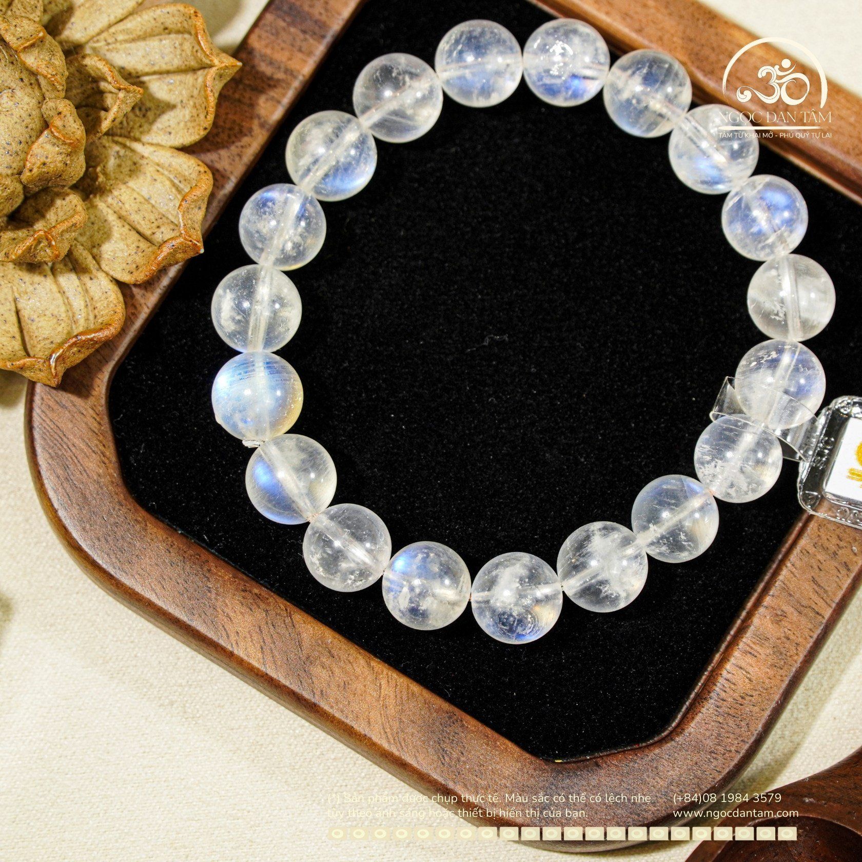  Vòng Tay Đá Mặt Trăng 10mm 8A 