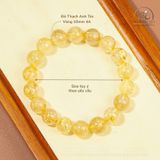  Vòng Tay Thạch Anh Tóc Vàng 10mm 4A 
