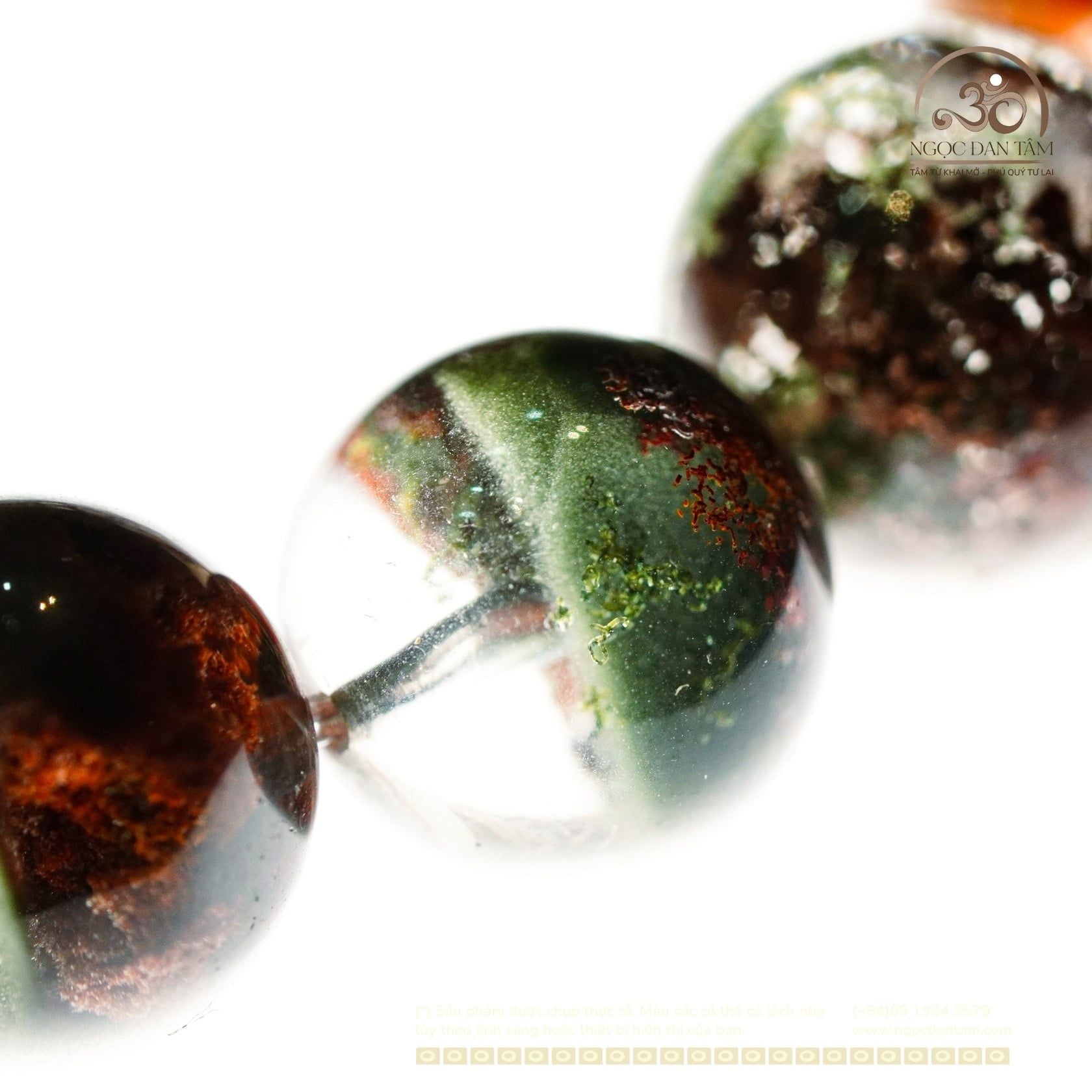  Vòng Tay Thạch Anh Ưu Linh Hoa 12mm 