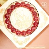  Vòng Tay Thạch Anh Dâu Tây 11mm 5A 
