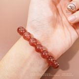  Vòng Tay Thạch Anh Dâu Tây 9mm 5A 