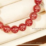  Vòng Tay Thạch Anh Dâu tây 9-10mm 5A 