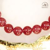  Vòng Tay Thạch Anh Dâu tây 9-10mm 5A 