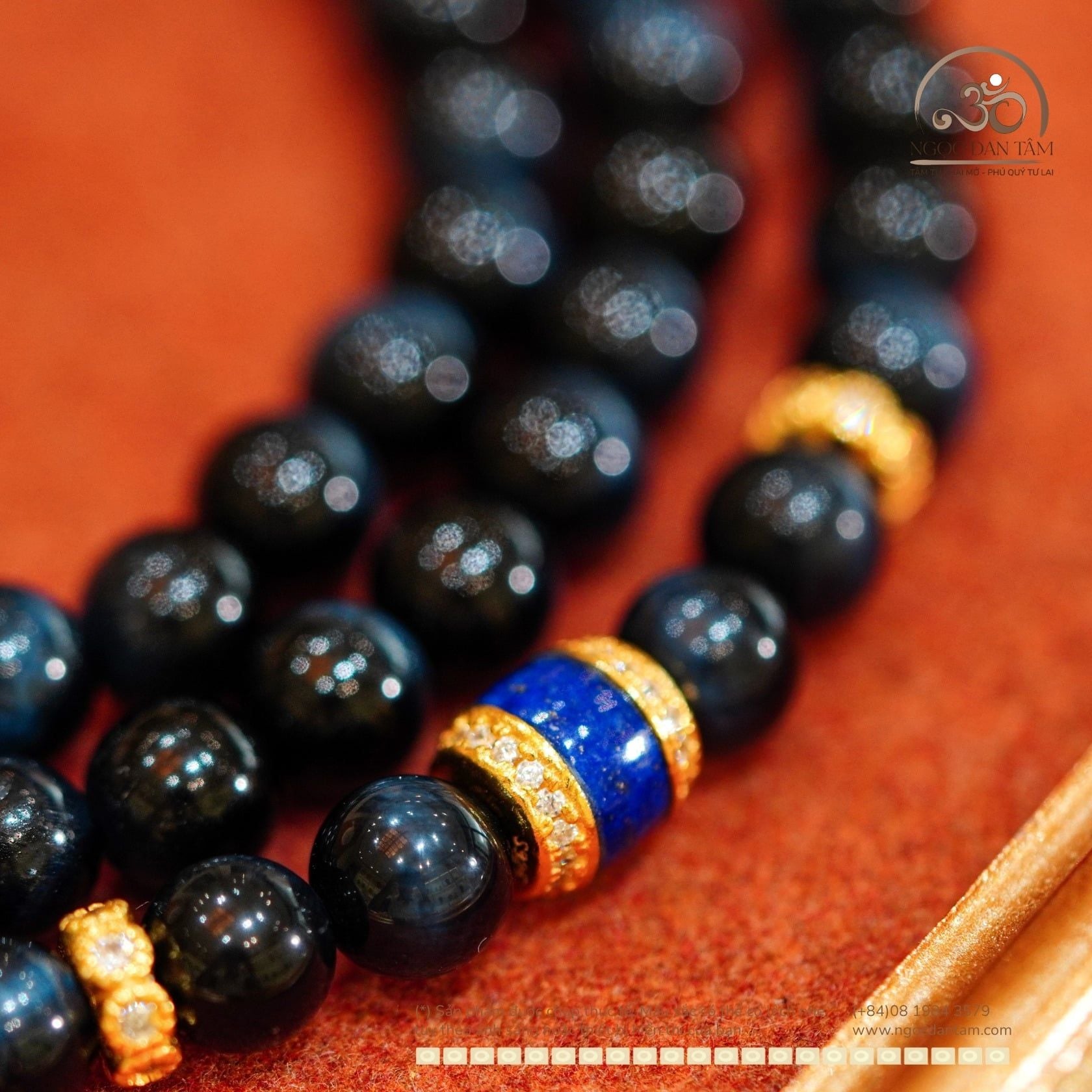  Vòng Cổ Mắt Chim Ưng Phối Charm Lu May Mắn 