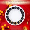 Vòng Tay Mắt Chim ưng 10mm 5A Phối Charm Đế Ốp Hoa