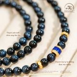  Vòng Cổ Mắt Chim Ưng Phối Charm Lu May Mắn 