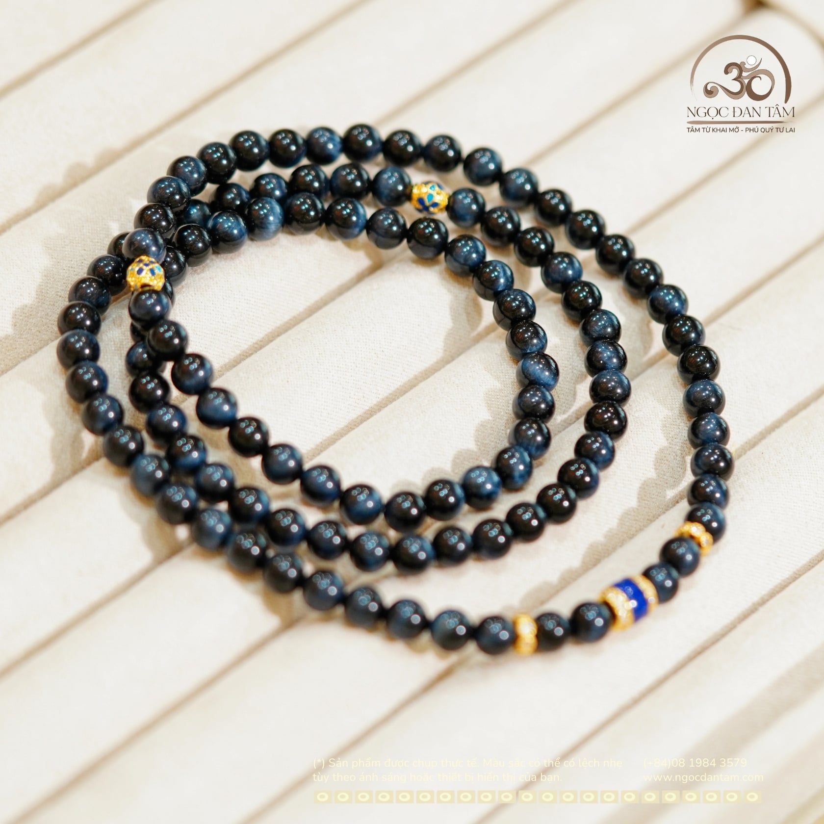  Vòng Cổ Mắt Chim Ưng Phối Charm Lu May Mắn 