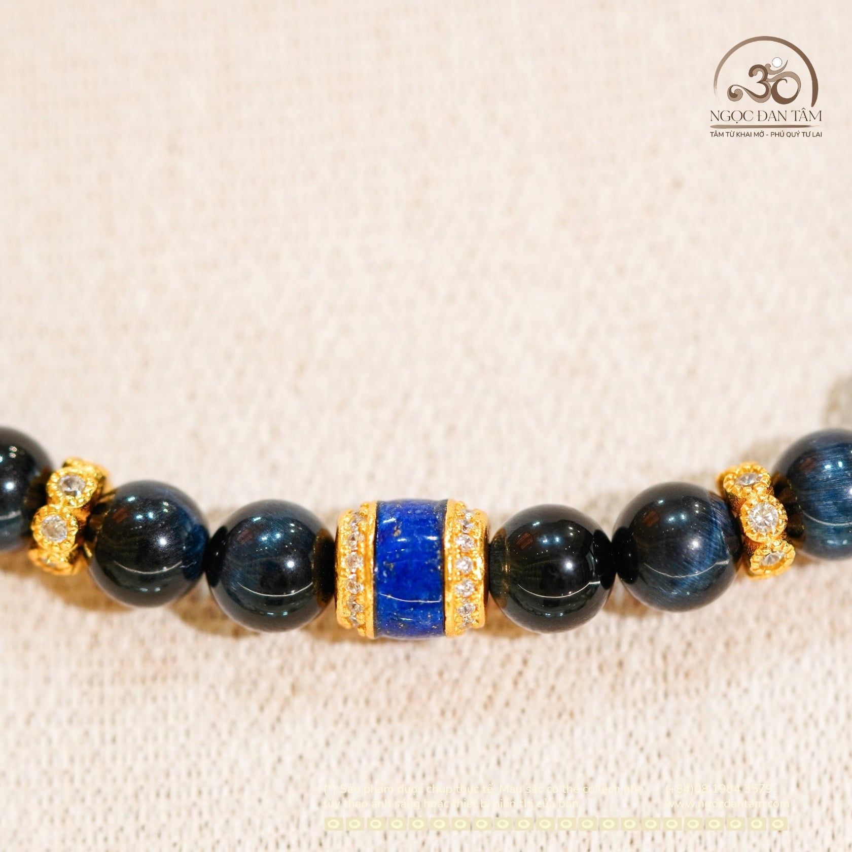  Vòng Cổ Mắt Chim Ưng Phối Charm Lu May Mắn 