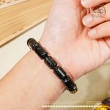  Vòng Tay Thạch Anh Tóc Đen Lu Thống 10mm 