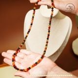  Vòng Cổ Thạch Anh Tóc Hỗn Hợp 6mm 