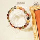  Vòng Tay Thạch anh tóc hỗn hợp VIP 8mm 7A 