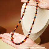  Vòng Cổ Thạch Anh Tóc Hỗn Hợp 7mm 