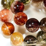  Vòng Tay Thạch anh tóc hỗn hợp VIP 8mm 7A 