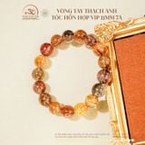  Vòng Tay Thạch anh tóc hỗn hợp VIP 11mm 7A 