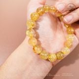  Vòng Tay Thạch Anh Tóc Vàng 10mm 7A 