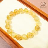  Vòng Tay Thạch Anh Tóc Vàng 10mm 7A 