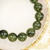  Vòng Tay Thạch anh tóc xanh 12mm 4A 