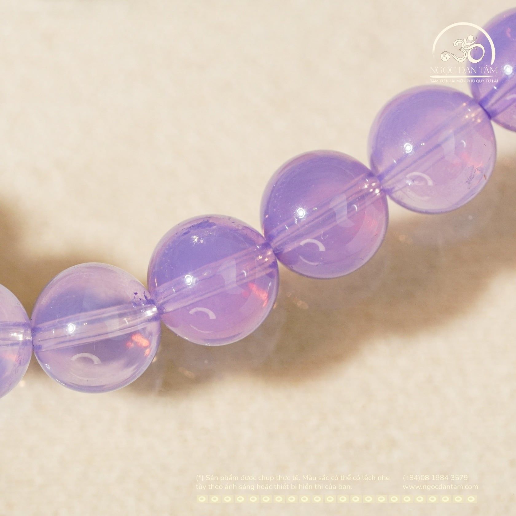  Vòng Tay Thạch anh tím sao VIP 8mm 6A 