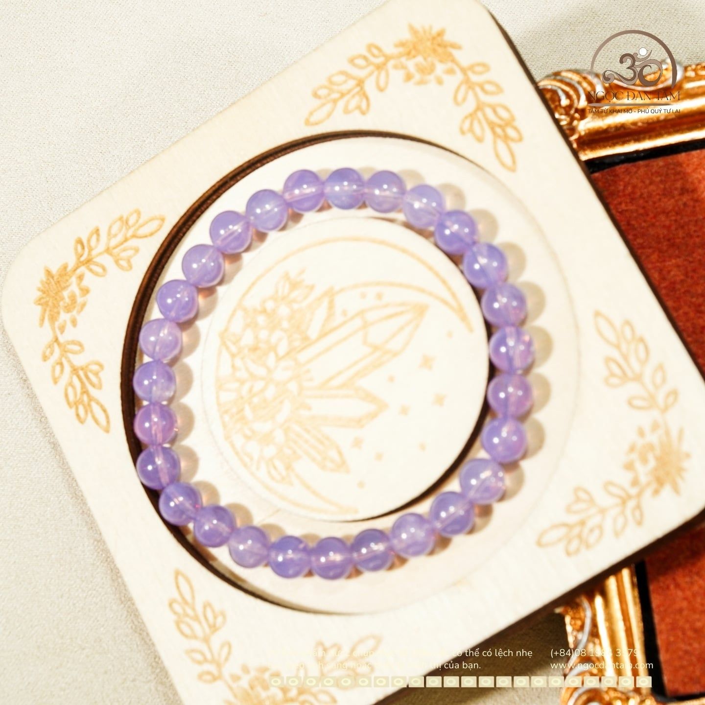  Vòng Tay Thạch anh tím sao VIP 7mm 6A 