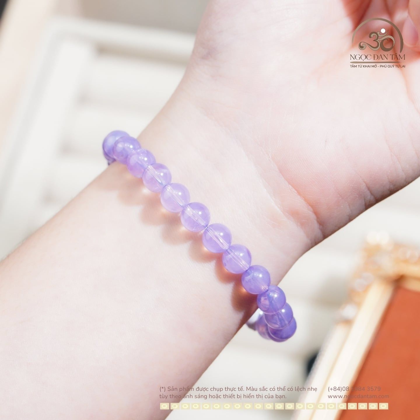  Vòng Tay Thạch anh tím sao VIP 7mm 6A 
