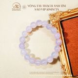  Vòng Tay Thạch anh tím sao VIP 10mm 5A 