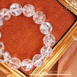  Vòng Tay Thạch Anh Trắng Sao 13mm 5A VIP 