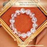  Vòng Tay Thạch Anh Trắng Sao 13mm 5A VIP 