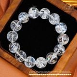  Vòng Tay Thạch Anh Trắng Sao 13mm 5A VIP 