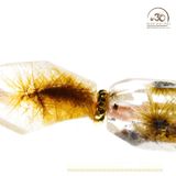  Vòng Tay Thạch Anh Vàng Tóc Hoa 14mm 