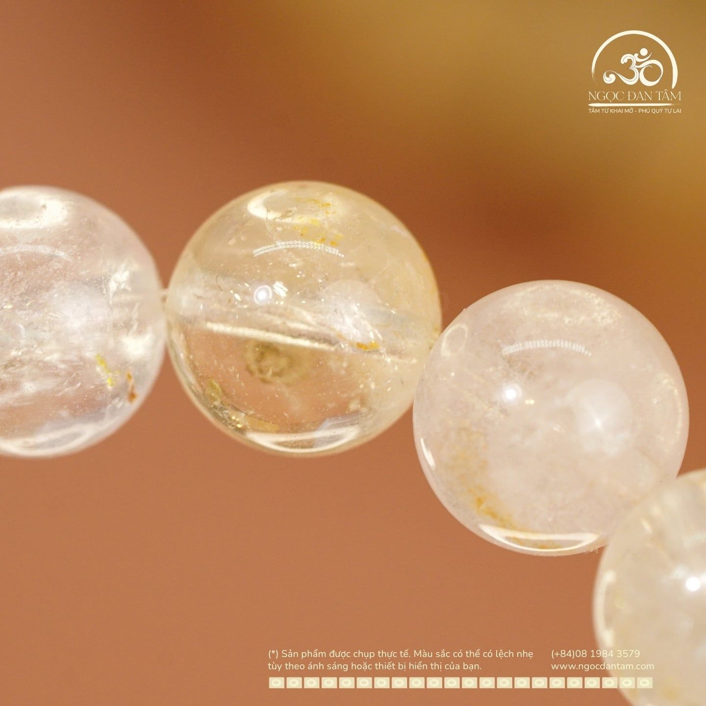  Vòng Tay Đá Topaz 8mm 2A 