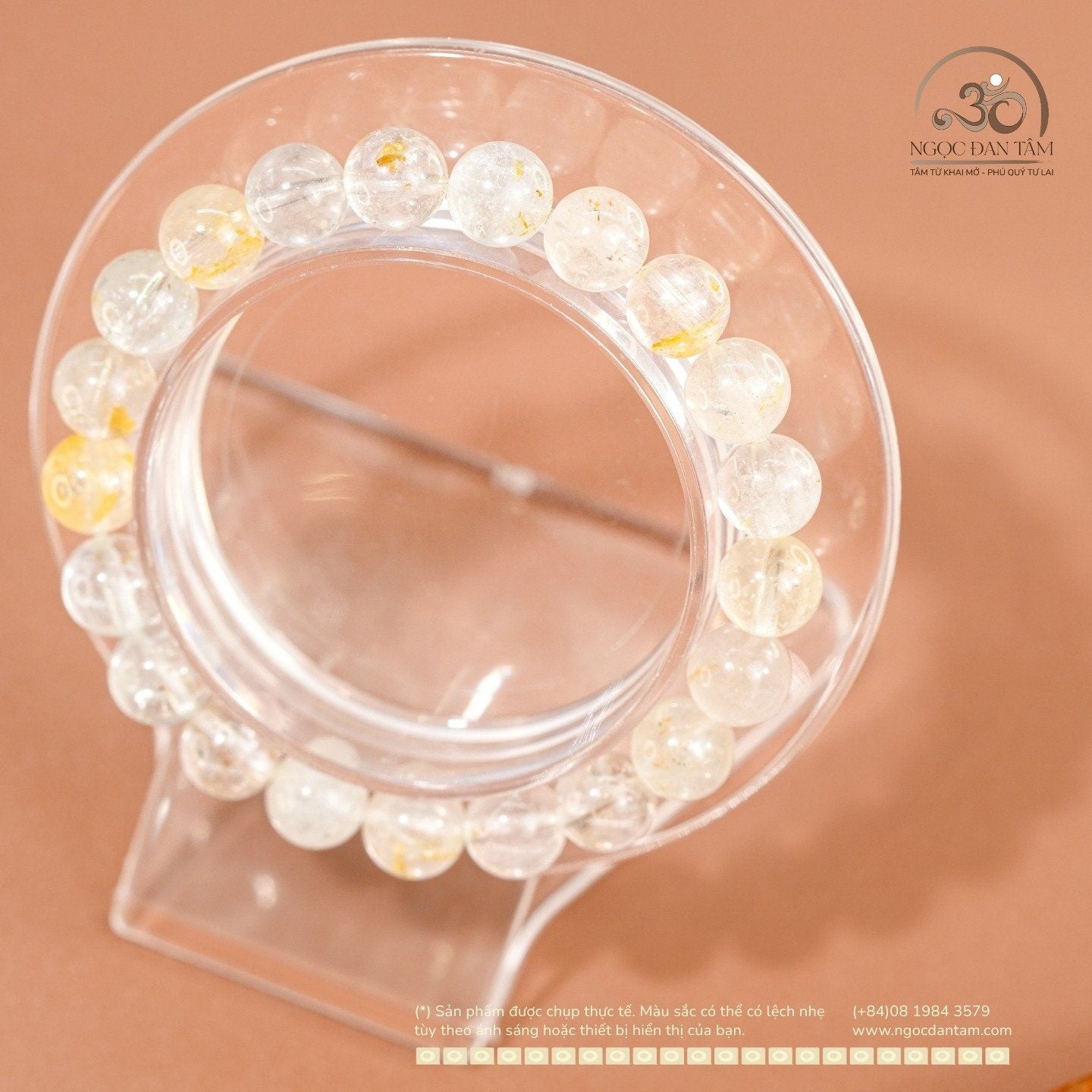  Vòng Tay Đá Topaz 8mm 2A 