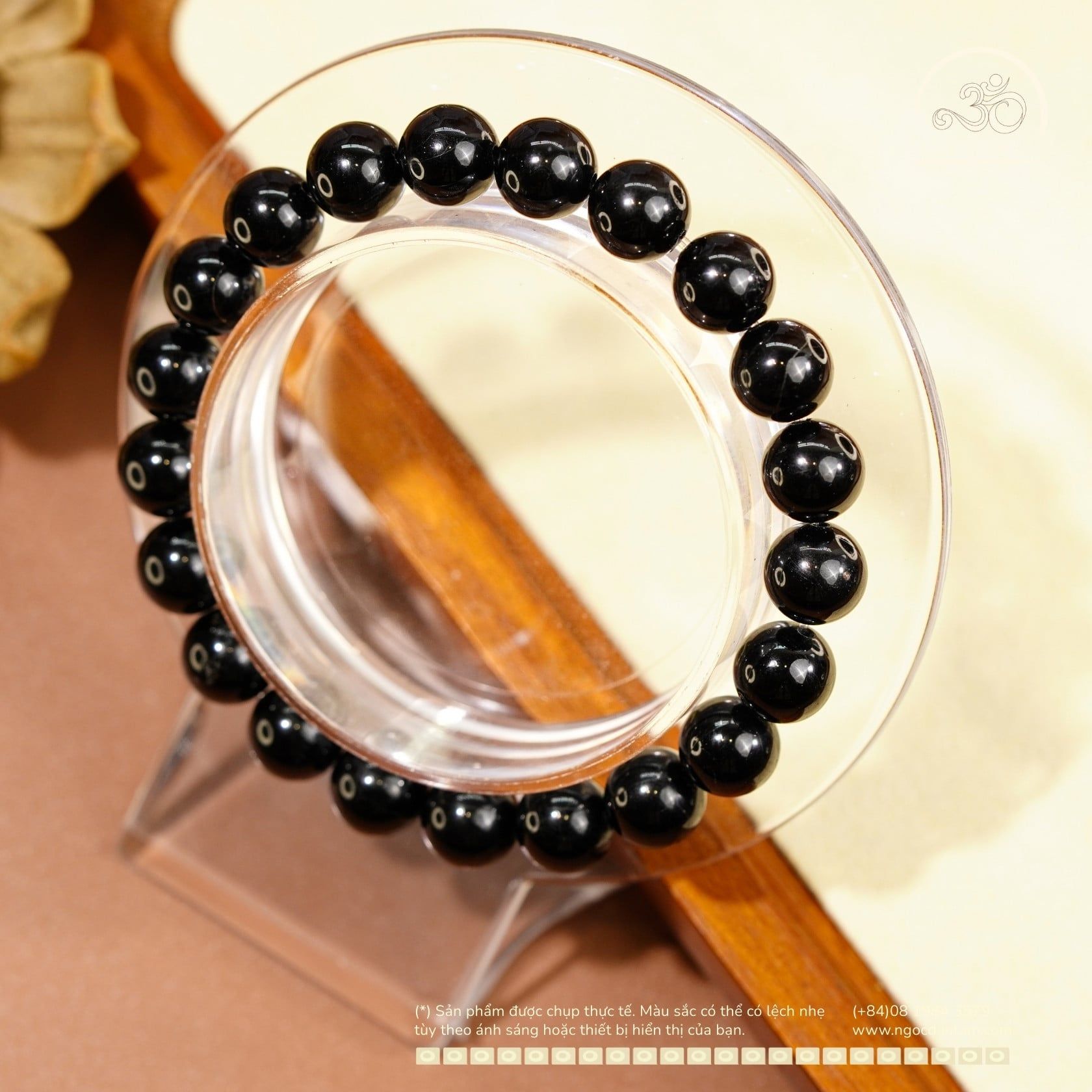  Vòng Tay Tourmaline Đen 8mm 2A 