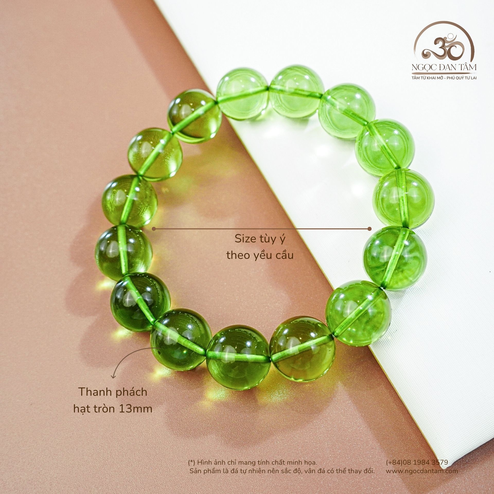  Vòng Tay Thanh Phách 13mm 19gram 