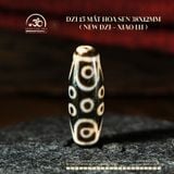  Dzi 15 Mắt Hoa Sen 38x12mm ( New Dzi - Xiao Lu ) 