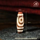  Dzi 2 Mắt 36x12mm ( New Dzi - Xiao Lu) 