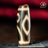  Dzi 3 Mắt Bán Thân 35x12mm ( New Dzi - Xiao Lu ) 