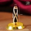 Đá Dzi 2 Mắt Giao Thoa 38x11mm (New Dzi - Shang Ken / Crossed 2 Eyed) 