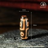  Dzi 6 Mắt 30x11mm (New Dzi - Xiao Lu) 