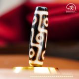  Đá Dzi 9 Mắt 46x13mm (New Dzi - Ju Yuan) 