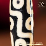  Đá Dzi 9 Mắt 50x13mm (New Dzi - Ju Yuan) 