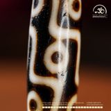  Đá Dzi 9 Mắt 46x13mm (New Dzi - Ju Yuan) 