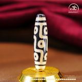  Đá Dzi 9 Mắt 50x13mm (New Dzi - Ju Yuan) 