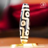  Đá Dzi 9 Mắt 50x13mm (New Dzi - Ju Yuan) 