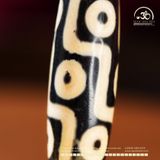  Đá Dzi 9 Mắt 50x13mm (New Dzi - Ju Yuan) 