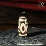  Dzi Chữ Vạn 27x12mm ( New Dzi - Xiao Lu ) 