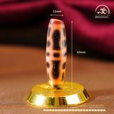  Dzi Chùy Kim Cang 43x12mm (New Dzi - Xiao Lu) 