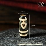  Dzi Lá Bồ Đề 30x12mm (New Dzi - Xiao Lu) 