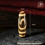  Dzi Như Ý 38x12mm (New Dzi - Xiao Lu) 